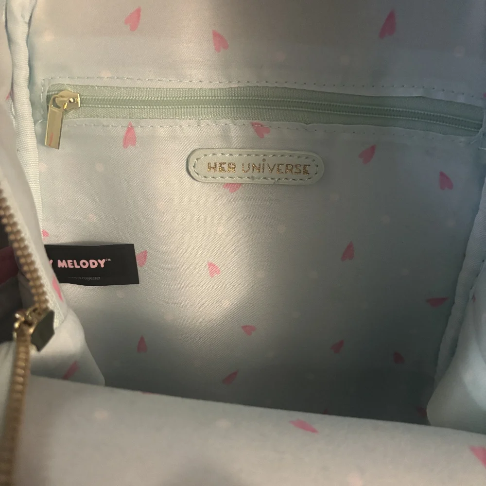 Her Universe- My Melody Backpack- Only used once. In EXCELLENT Condition - Picture 10 of 11